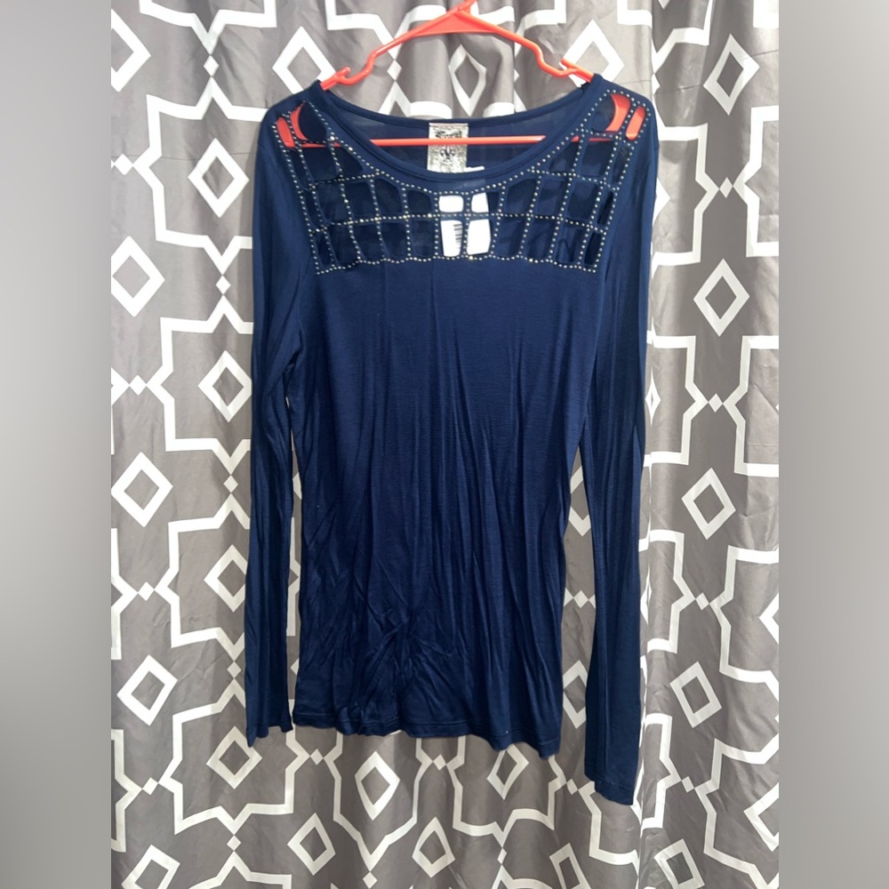 Vocal rhinestone top